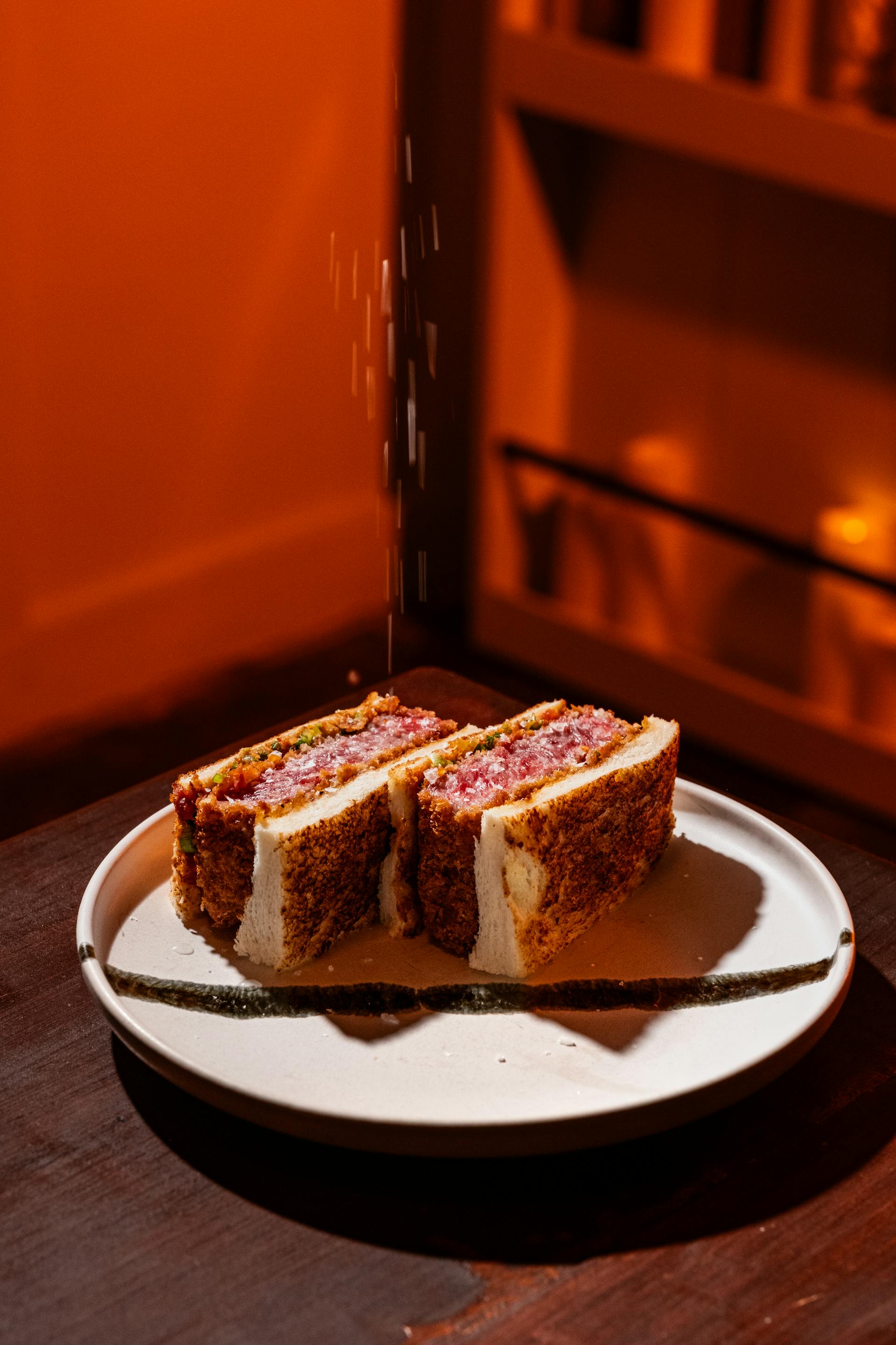 Tasmanian wagyu tartare with smoked egg yolk